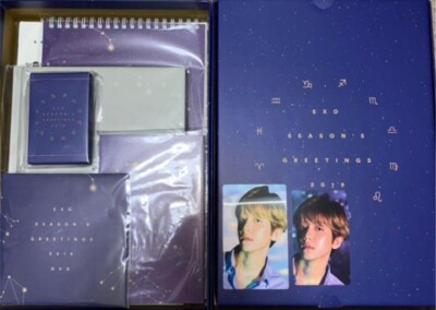 EXO まとめセット　除隊記念グッズ WELCOME BACK SET EXO Season's Greetings 2019 Full Set Baekhyun Photocard DVD