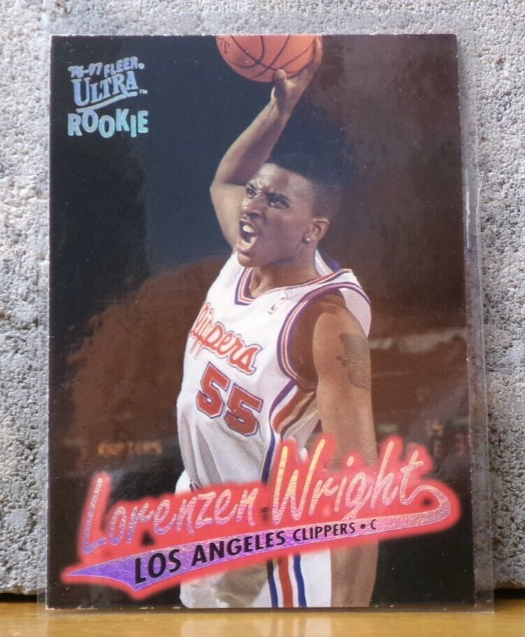 COOL BASKETBALL CARD LORENZEN WRIGHT LOS ANGELES CLIPPERS ROOKIE 