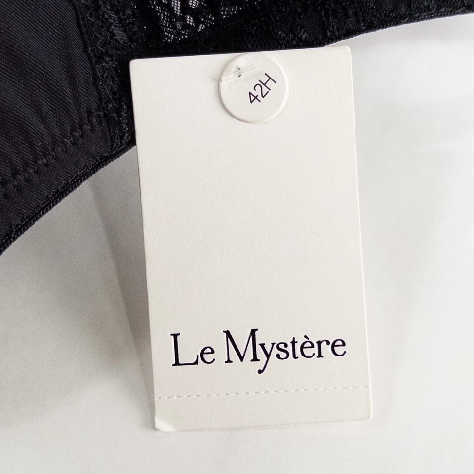 Sujetador Le Mystere 42H Negro Ajuste Completo Con Aros Ligeramente Acolchado 965 Encaje Tisha Nuevo Foto 3 de 4