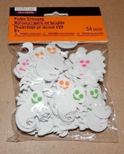 Halloween Foam Stickers 54pc Creatology Ghosts 1 1/2" x 1 1/2" 170H