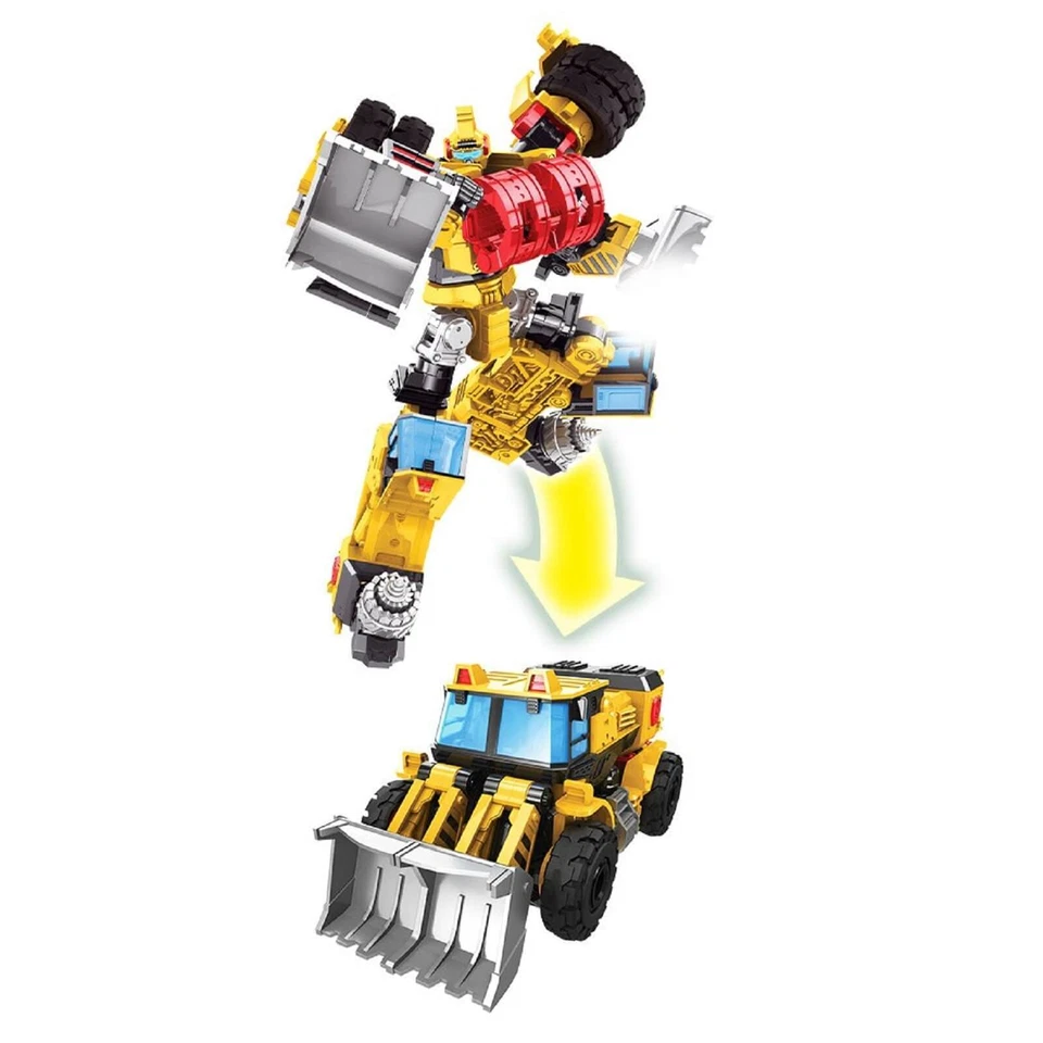 Figura de acción transformadora Hello Carbot King Dozer coche vehículo robot juguete coreano Foto 2 de 4