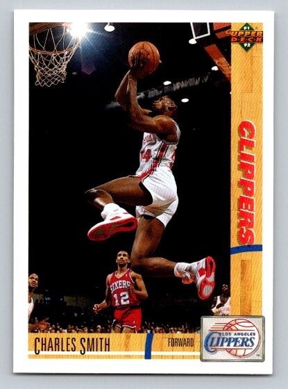 1991-92 Upper Deck Charles Smith #161 Los Angeles Clippers