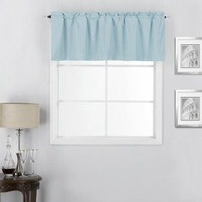 Twilight 1 Piece 100 Blackout Insulated Rod Pocket Window Curtain Valance