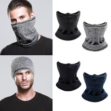 Winter Neck Warmer Scarf Windproof Thermal Fleece Face Mask for Cold Weather