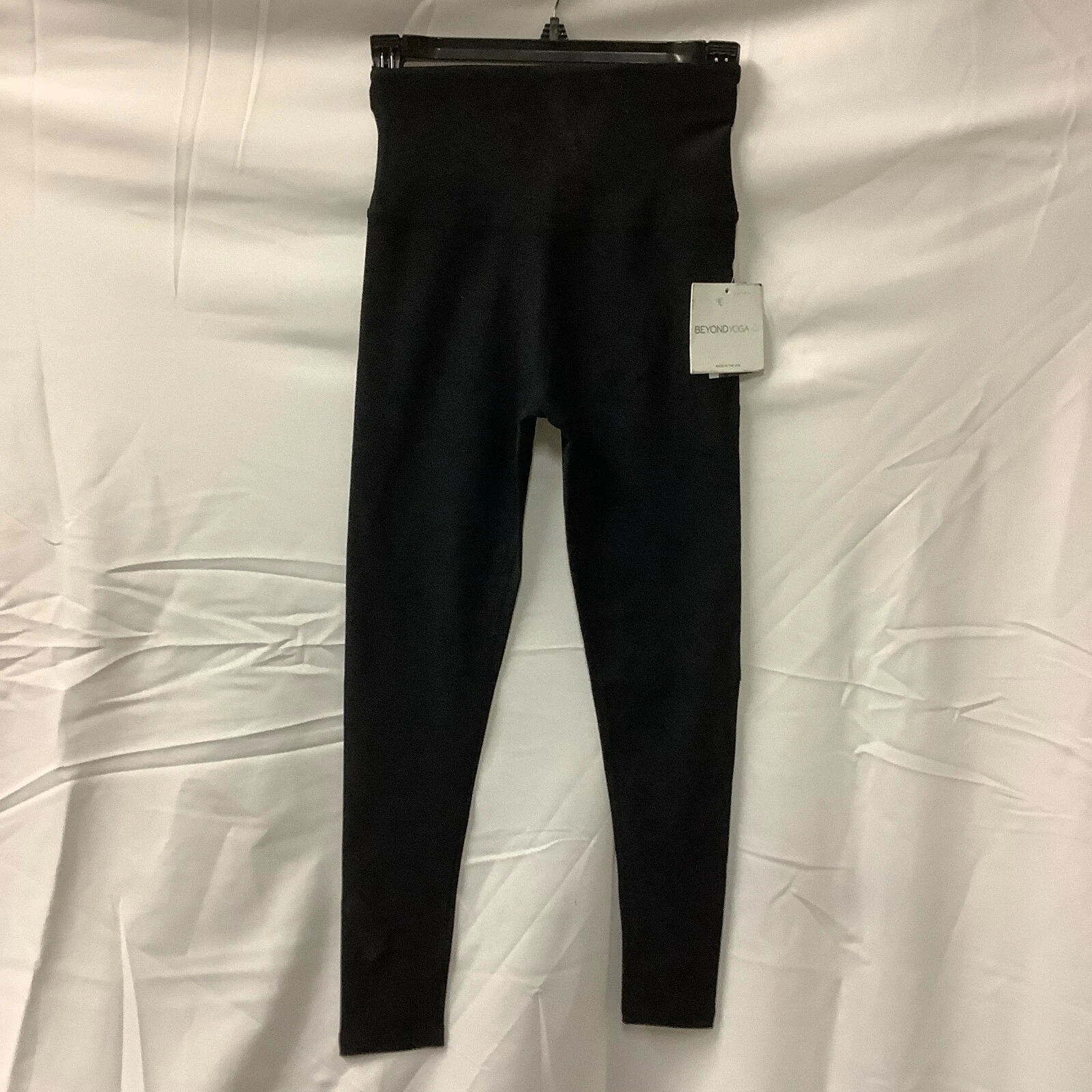 beyond-yoga dark night elastic waist activewear compression leggings