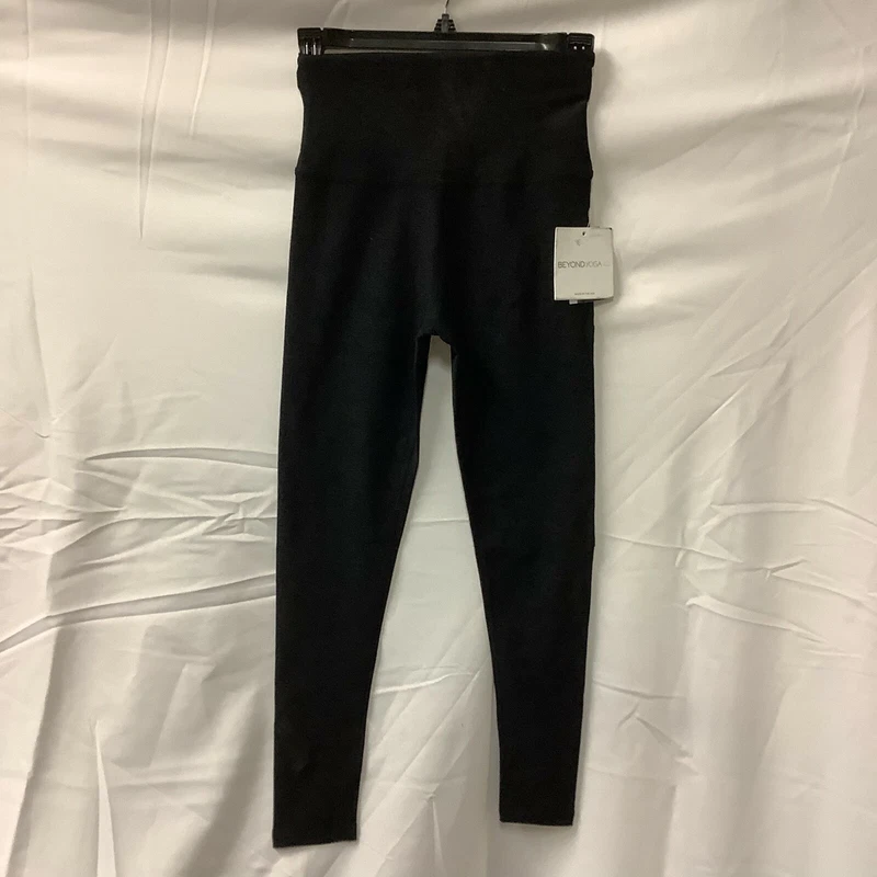 beyond-yoga dark night elastic waist activewear compression leggings