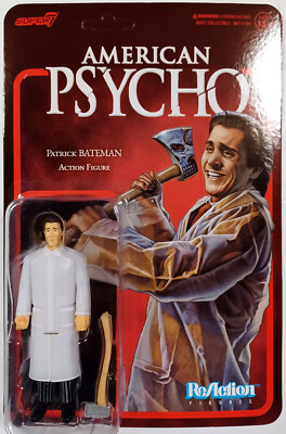 AMERICAN PSYCHO Patrick Bateman (Raincoat) - Super7 - Reaction Figure