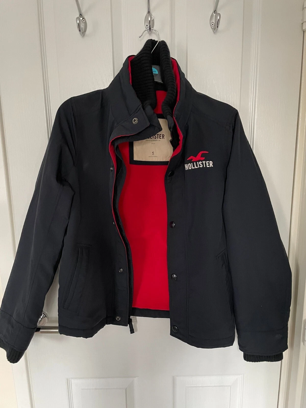 Men’s Hollister Jacket Blue Small Mens
