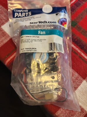 NEW  Startech FANCELERON Slot 1 Celeron CPU Fan  *FREE SHIPPING*