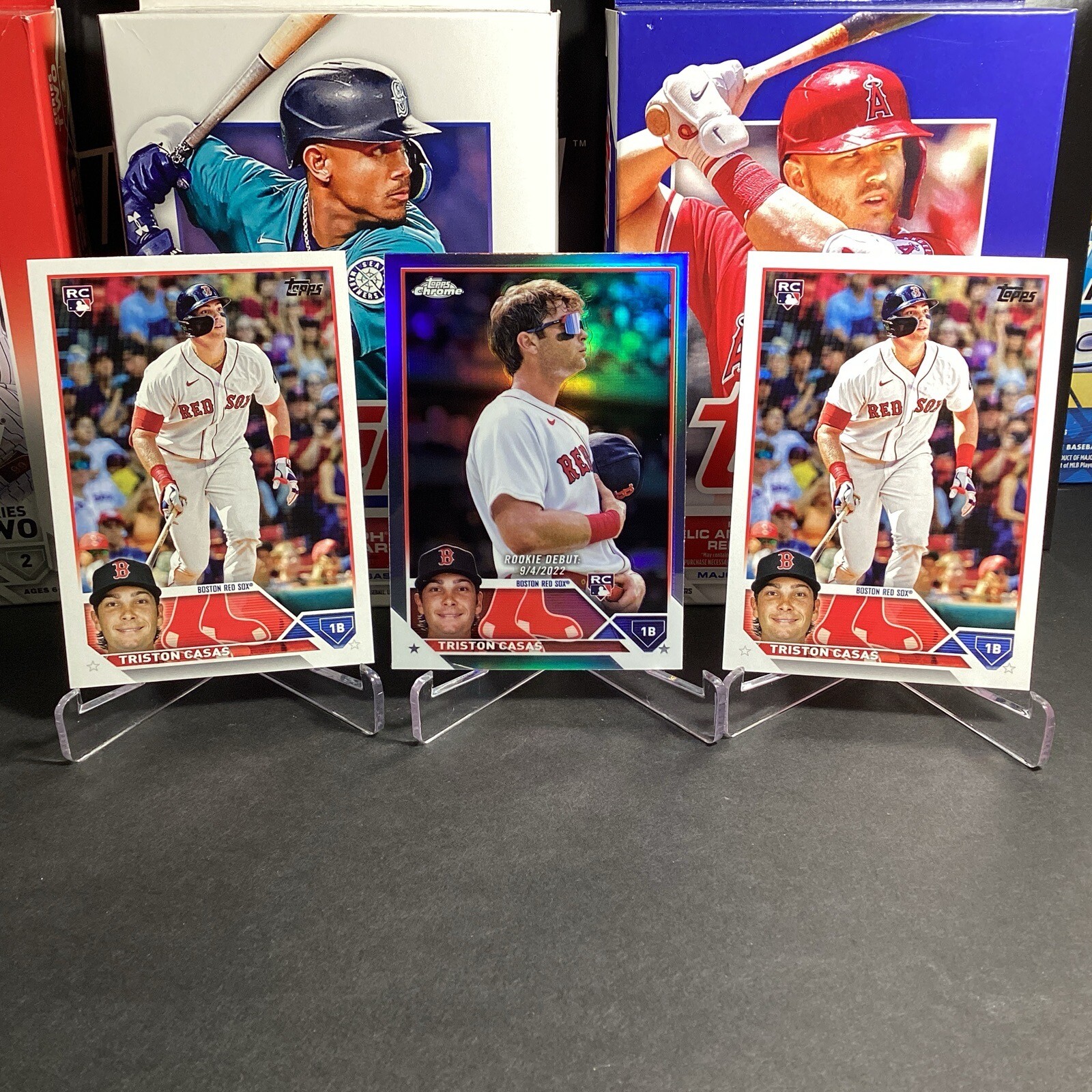 2023 Topps Chrome Update Triston Casas Refractor Rookie Debut RC #USC125