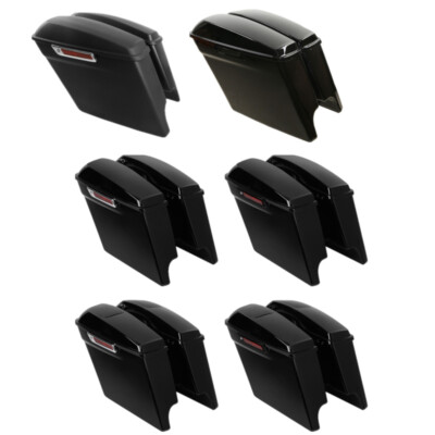 5'' Extended Hard Saddlebag Fit For Harley Touring Electra Street Glide 2014-2024