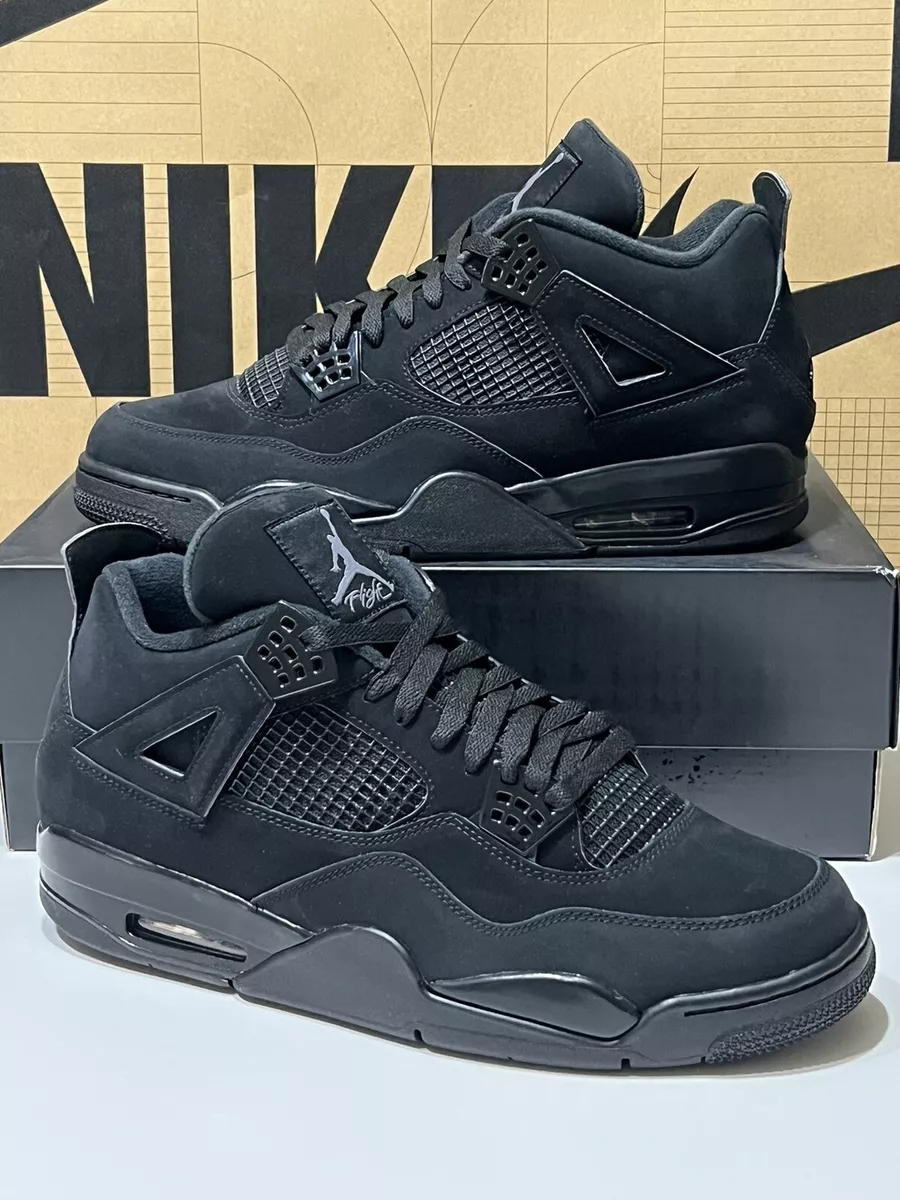 Knuppel Hechting Chip Nike Air Jordan 4 IV Retro Black Cat 2020 CU1110 010 Graphite Men&#039;s Sz  13 Shoes | eBay