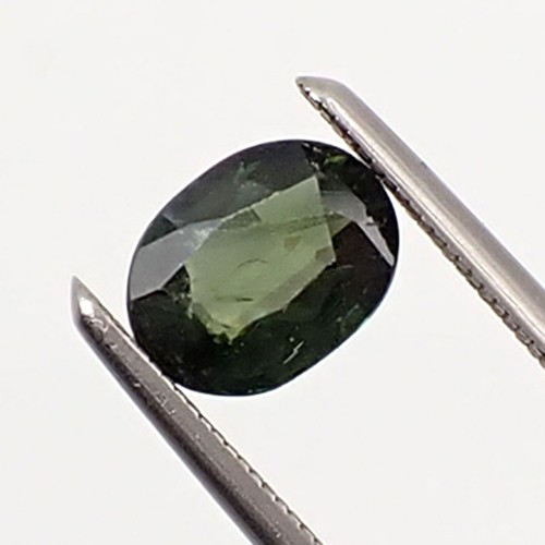 0.74ct Oval 6.2x4.7 mm Green Blue Natural Australian Parti Sapphire Gemstone - Picture 7 of 8