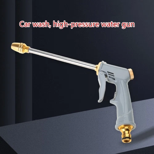 High Pressure Water Spray Gun Nozzle Garden Hose Pipe Lawn Car Clean Washer Tool - Picture 6 of 8