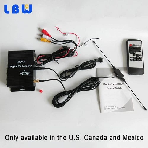 Car Mobile Display ATSC Digital Terrestrial Receiver With 4 Video HD/SD TV