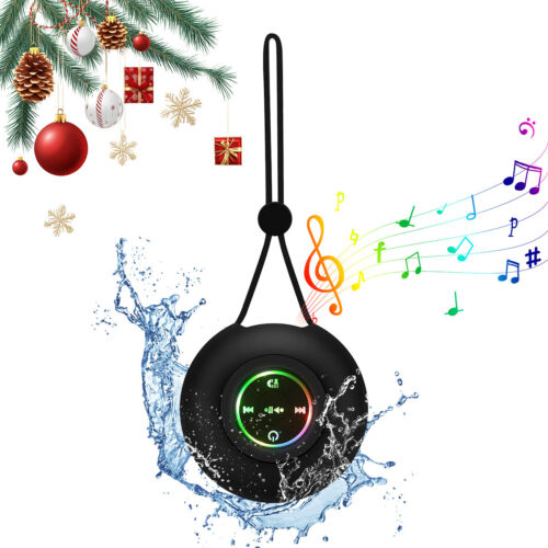 Portable Bluetooth Wireless Speaker Waterproof Shower Resistant Mic with Strap - 第 17/21 張圖片