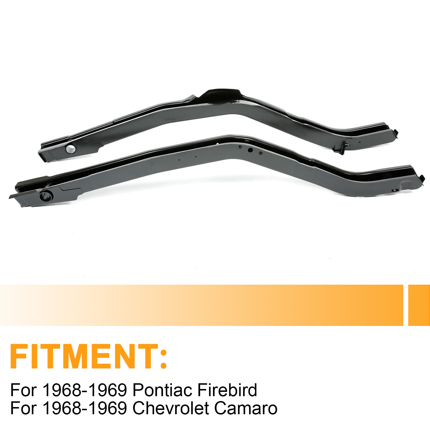 For 68-69 Chevy Camaro, Pontiac Firebird Rear Frame Rails Driver ...