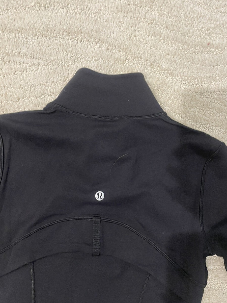 Lululemon Women's black Define cropped NULU Jacket, Size 4