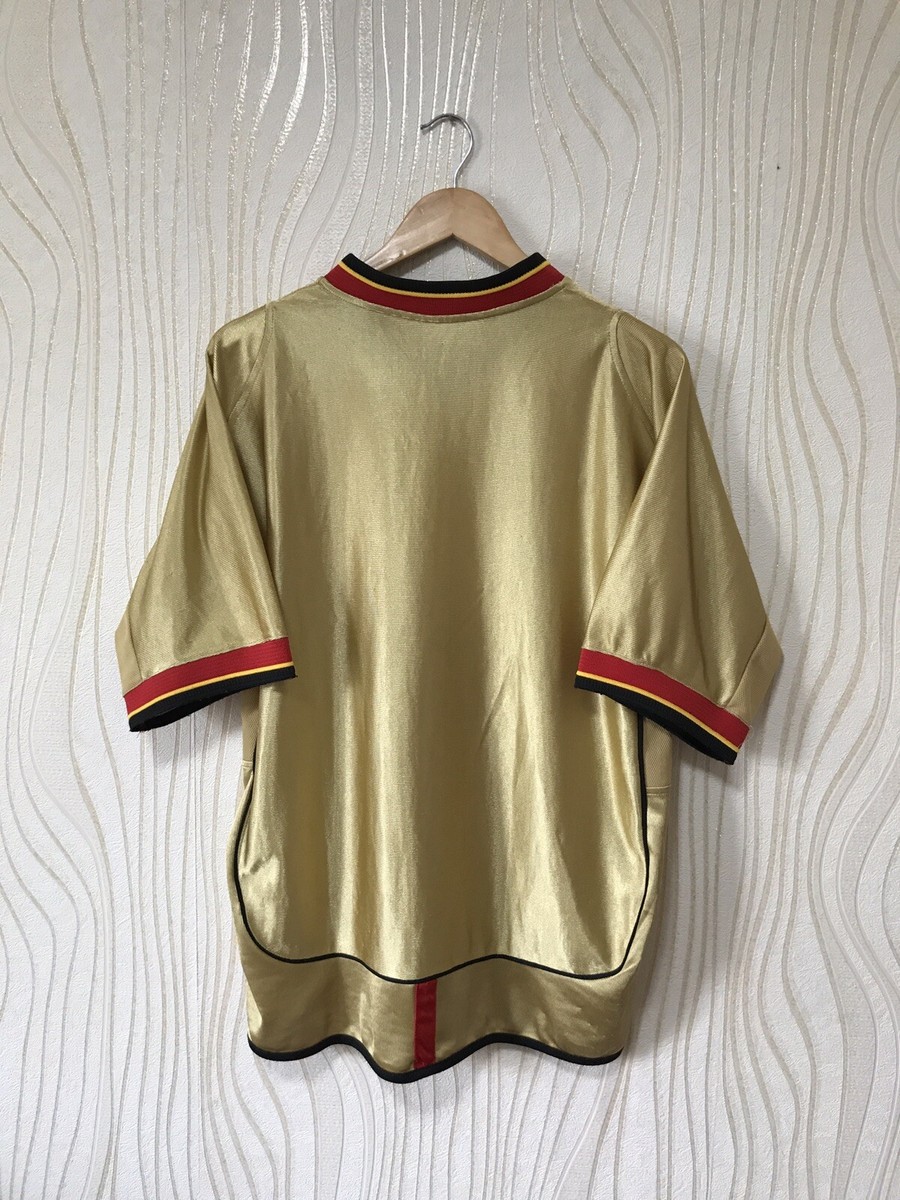 03年製  オリジナルス vtg ゲームシャツ サッカー ゴールド GALATASARAY 2002 2003 GOLD FOOTBALL SOCCER SHIRT JERSEY UMBRO | eBay