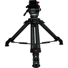 Cartoni Focus 22 Cine Fluid Head with 2-Stage Carbon Fiber Tripod, Mid-Level