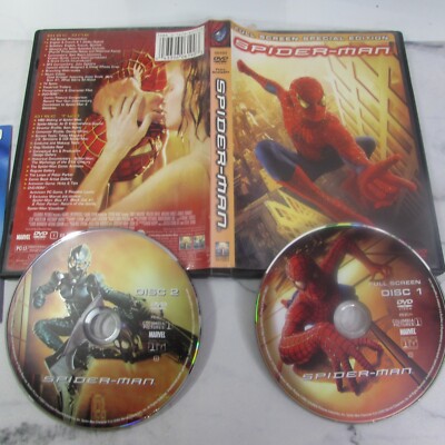 Spider-Man (DVD, 2002, 2-Disc Set, Special Edition Full Frame)