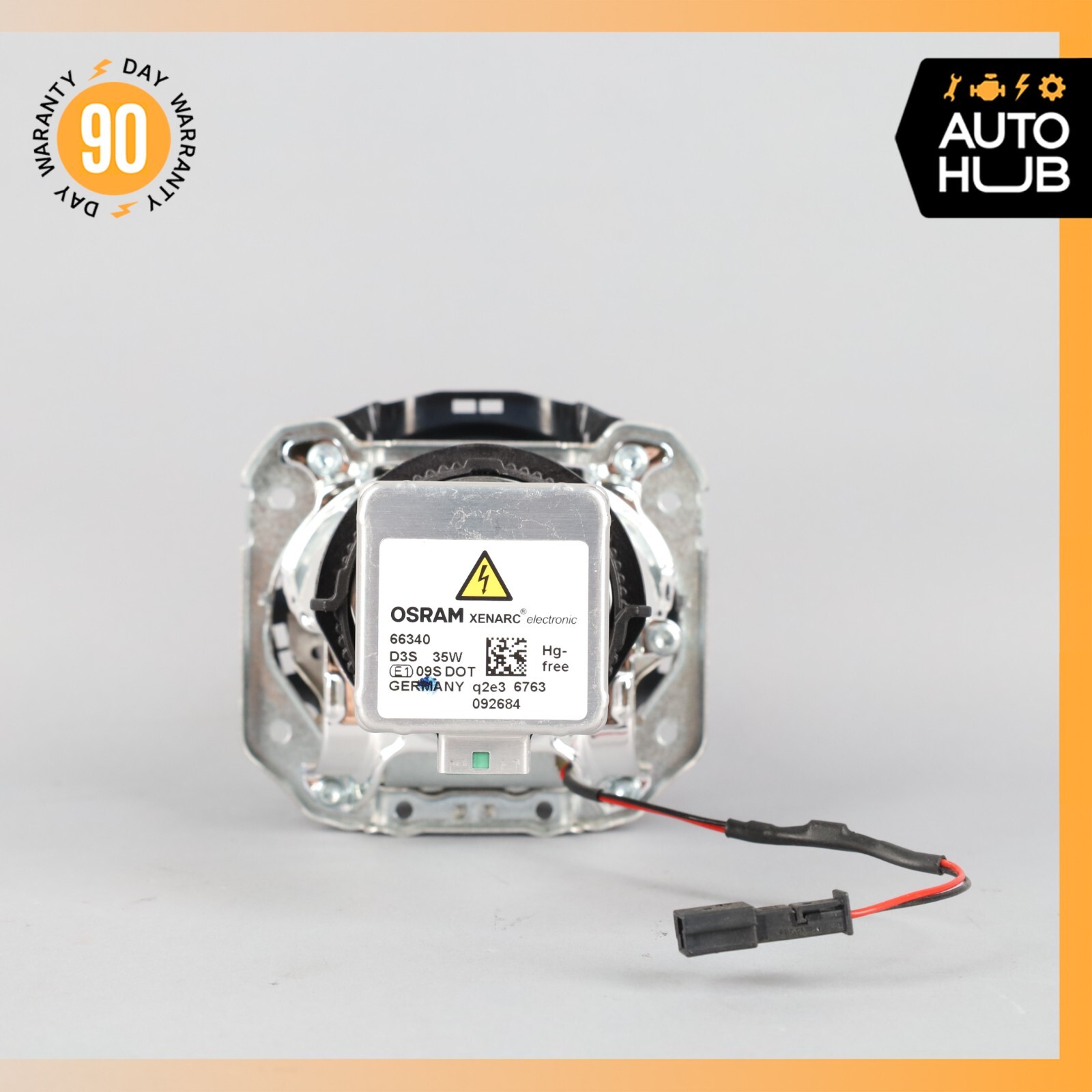 12-18 Bentley Continental GTC GT Left Side Headlight Outside Xenon Lens OEM 71k