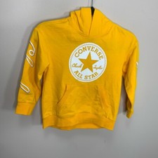 Converse all star Chuck Taylor sleeve yellow sweatshirt J1 