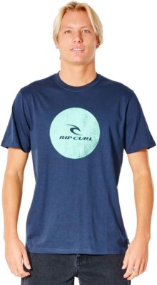 Rip Curl Men's S/S T-Shirt CORO ICON TEE  Navy  Size  Small - NWT  LAST ONE LEFT