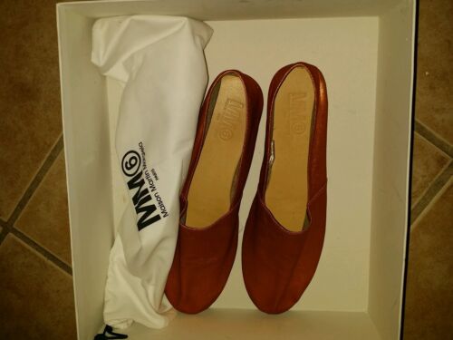 NIB MM6 MAISON MARTIN MARGIELA LOAFERS Women's US Size 7 Euro Size 37-38  Shoes - Picture 1 of 6