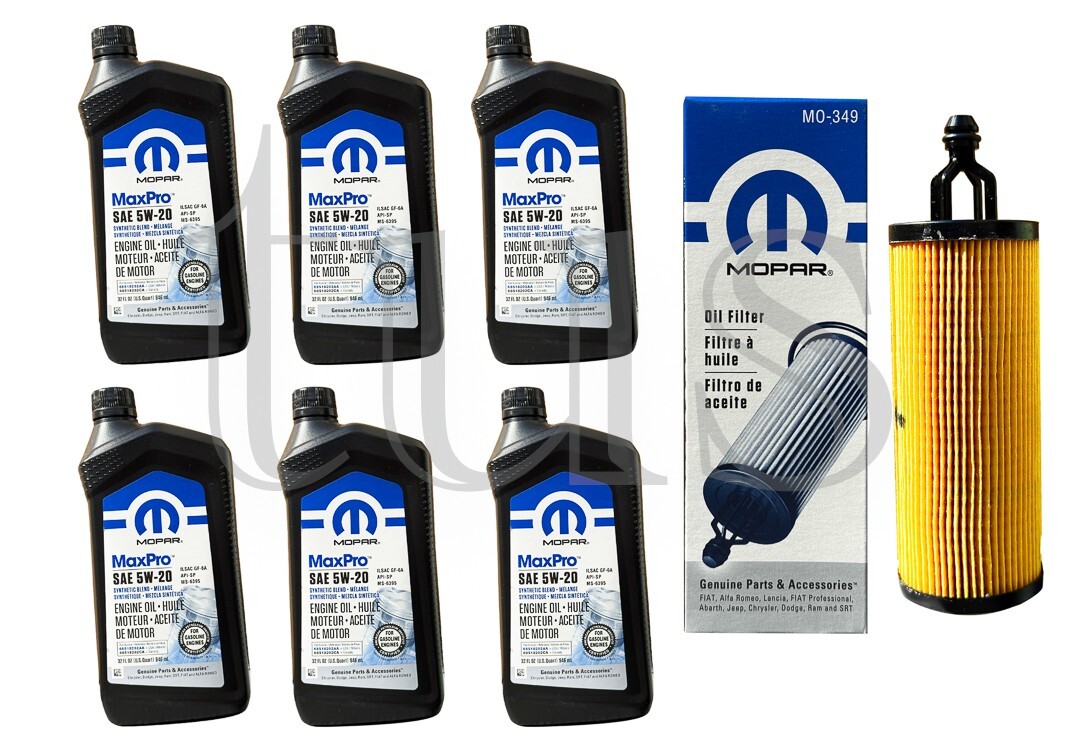 Genuine Mopar Engine Oil Change Kit 2020 Jeep Cherokee 3.2L V6
