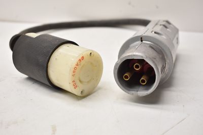 CROUSE-HINDS ELECTRICAL APJ-3375 MODEL M72 30 A 3 W 3P WEATHERPROOF CONNECTOR