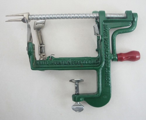 Pelador y rebanadora vintage White Mountain Apple Parer con instrucciones - Imagen 2 de 18