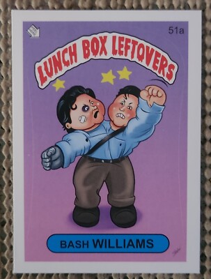 LUNCH BOX LEFTOVERS: BASH WILLIAMS SSFC Series 2 DIE-CUT Sticker (#51a) LIKE GPK
