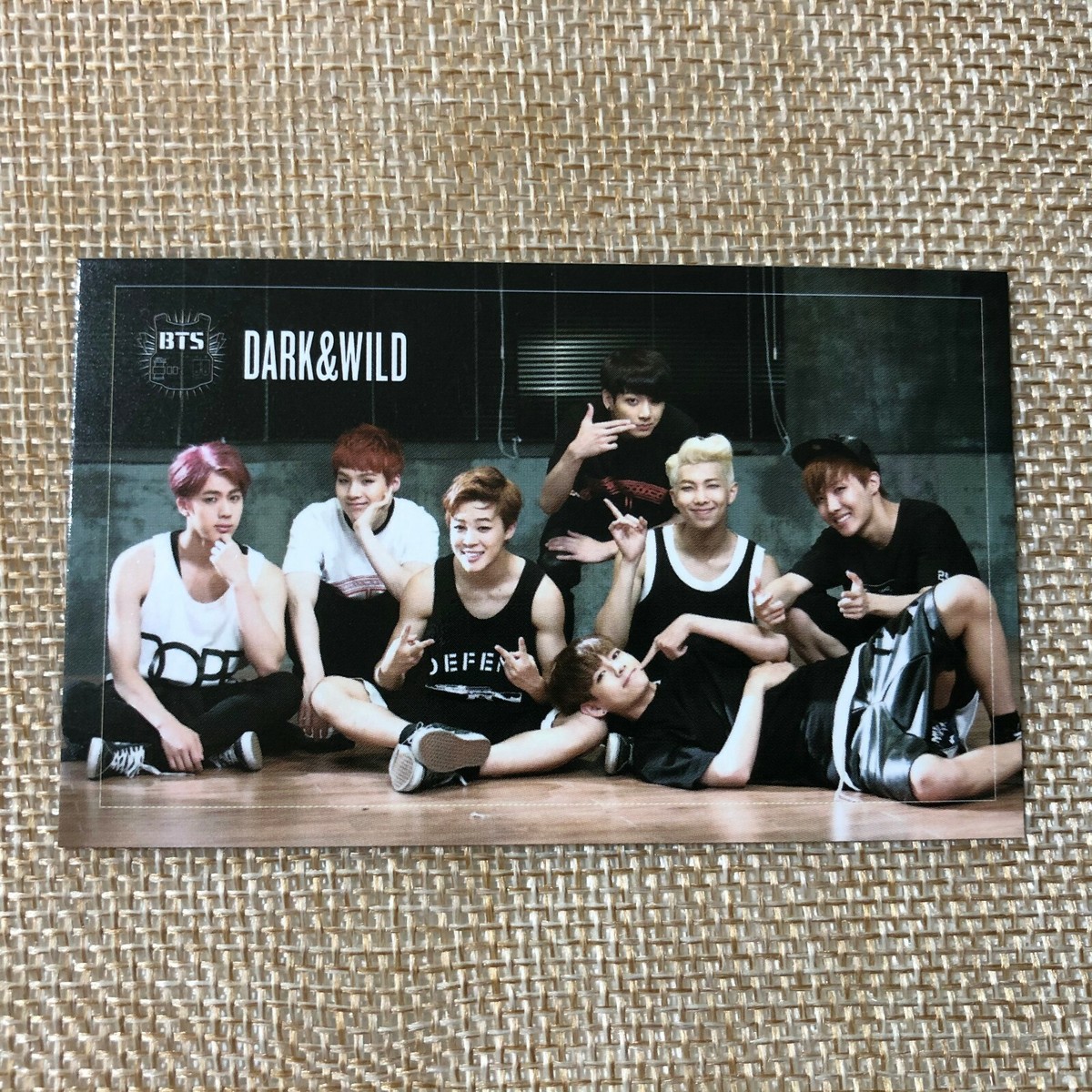 BTS Group #2[ Dark & Wild Official Photocard ] 1st Studio
