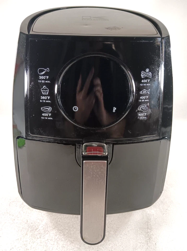 Freidora de Aire Kalorik 3.2 Qt Digital Pantalla Táctil Freidora de Aire Negra FT 42174 BK Foto 2 de 4