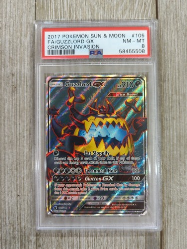Guzzlord-GX graded PSA 8 for sale on eBay