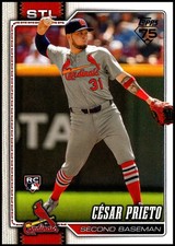 2026 Topps #95 Cesar Prieto - Rookie RC FREE SHIPPING!
