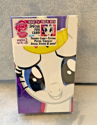 My Little Pony MLP Rarity Collectors Box w/ Foil Card #F36 Rare New & Sealed