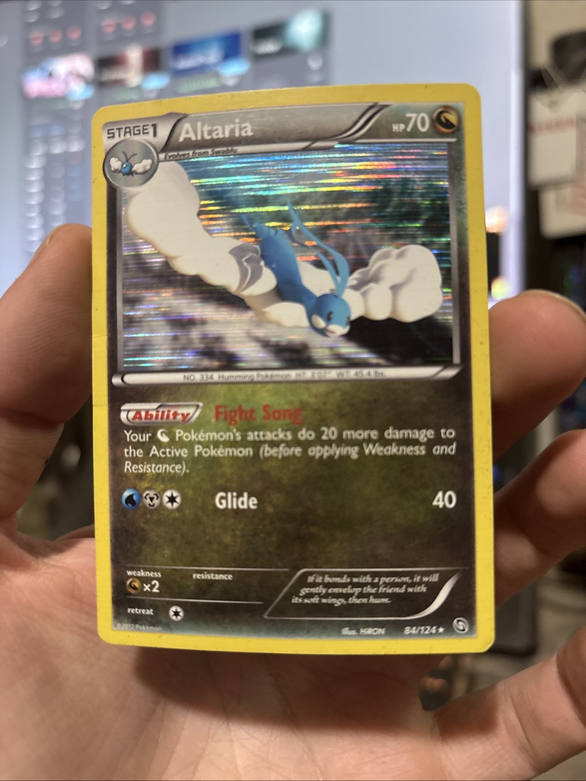 Altaria 84/124 Dragons Exalted Holo