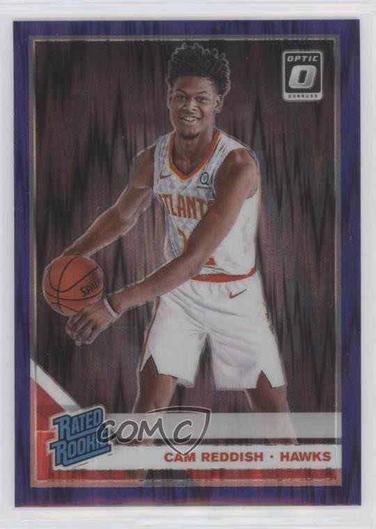 2019 Panini Donruss Optic Rated Rookie Purple Shock Prizm Cam Reddish #170 7m3
