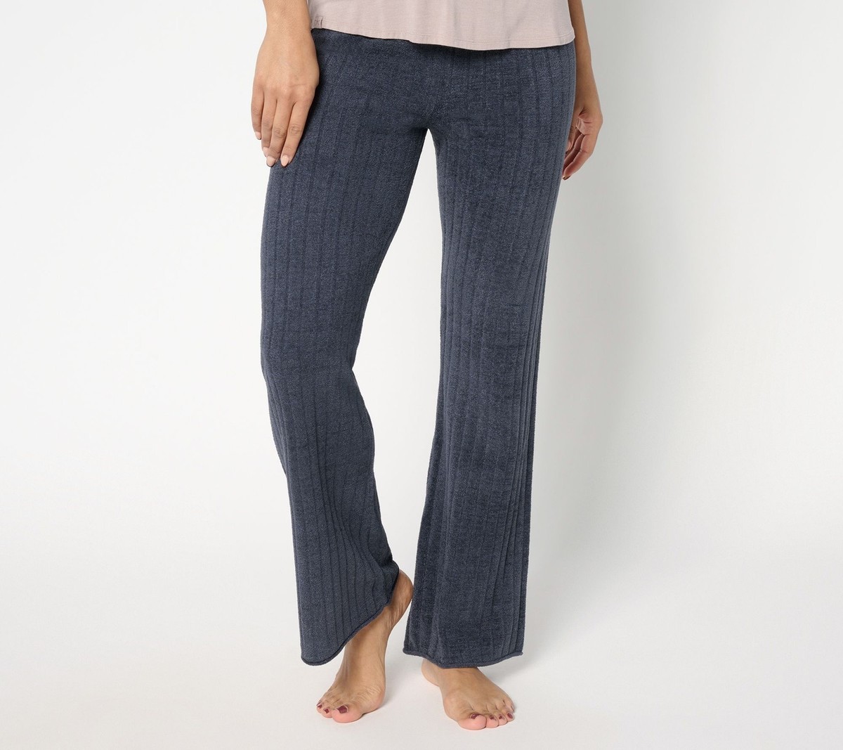 ＫＥＮＴＡ Barefoot Dreams Tall CozyChic Ultra Lite Ribbed Flare Pant Indigo