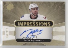2017-18 SPx Impressions Auto Tier 1 113/249 Mark Giordano #IA-MG Auto n1u