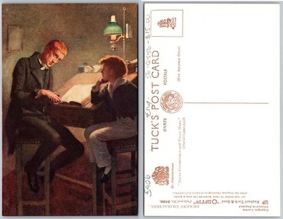 Evening Study Lamp Postcard