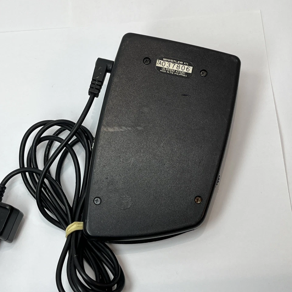 Whistler 975 Road Laser & Radar Detector Unit with Power Cord, Vintage - Image 4 of 4