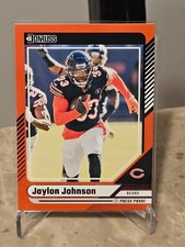 2024 Panini Donruss - Press Proof Red #187 Jaylon Johnson - Chicago Bears
