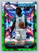 2024-25 Topps Chrome Sapphire Mark Williams Green /99
