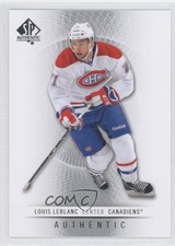 2012-13 SP Authentic Louis Leblanc #124 02v3
