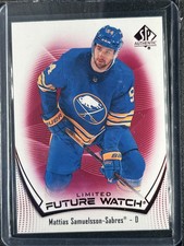 Samuelsson, Mattias - 2021-22 SP Authentic - Future Watch - Red