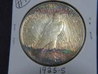 1925-S Peace Silver Dollar in A.U. / UNC condition # 4