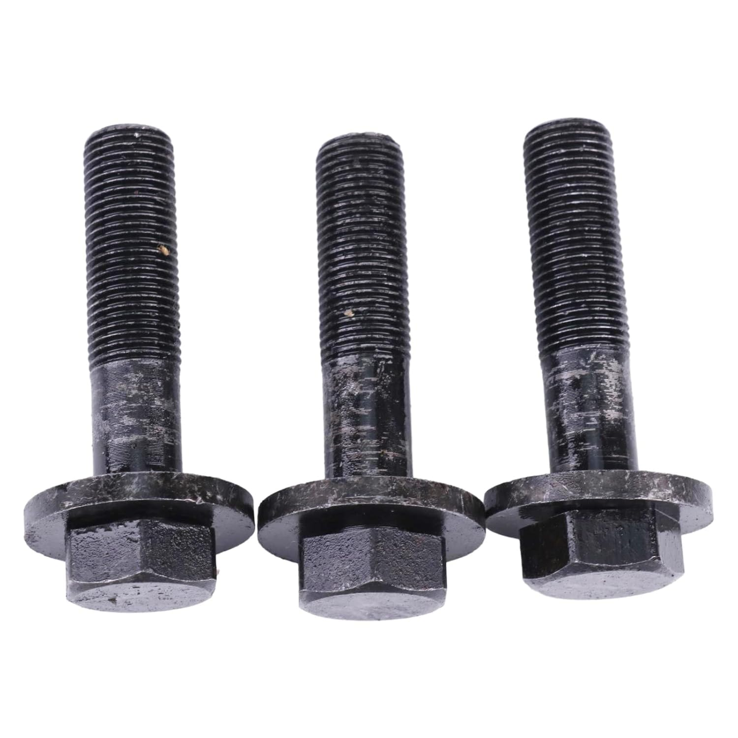 Three black Blade bolts, 109-9220, with hexagonal heads, standing upright on a white background.
